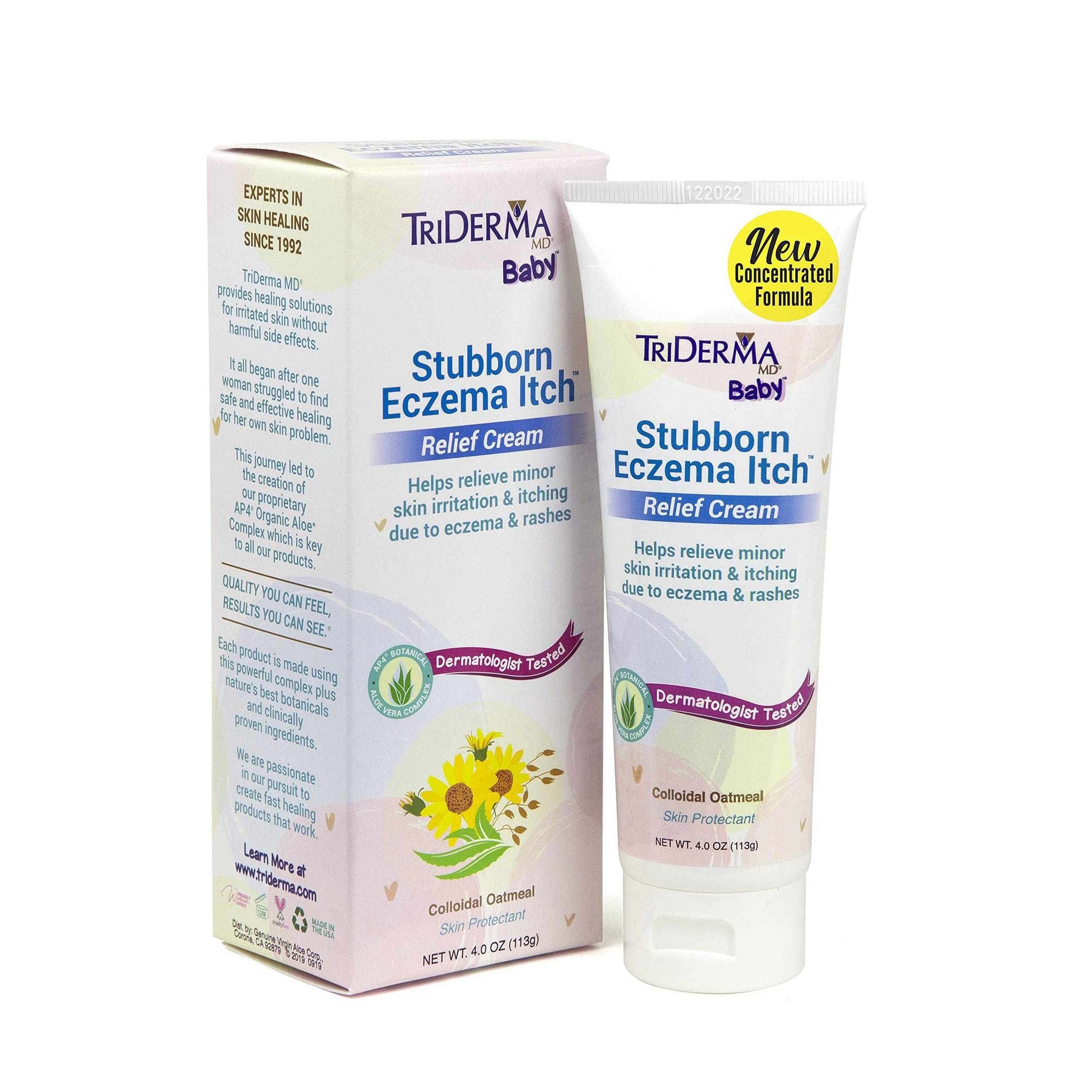 Triderma Baby Stubborn Eczema Itch Relief Cream, 4 oz - Image 1