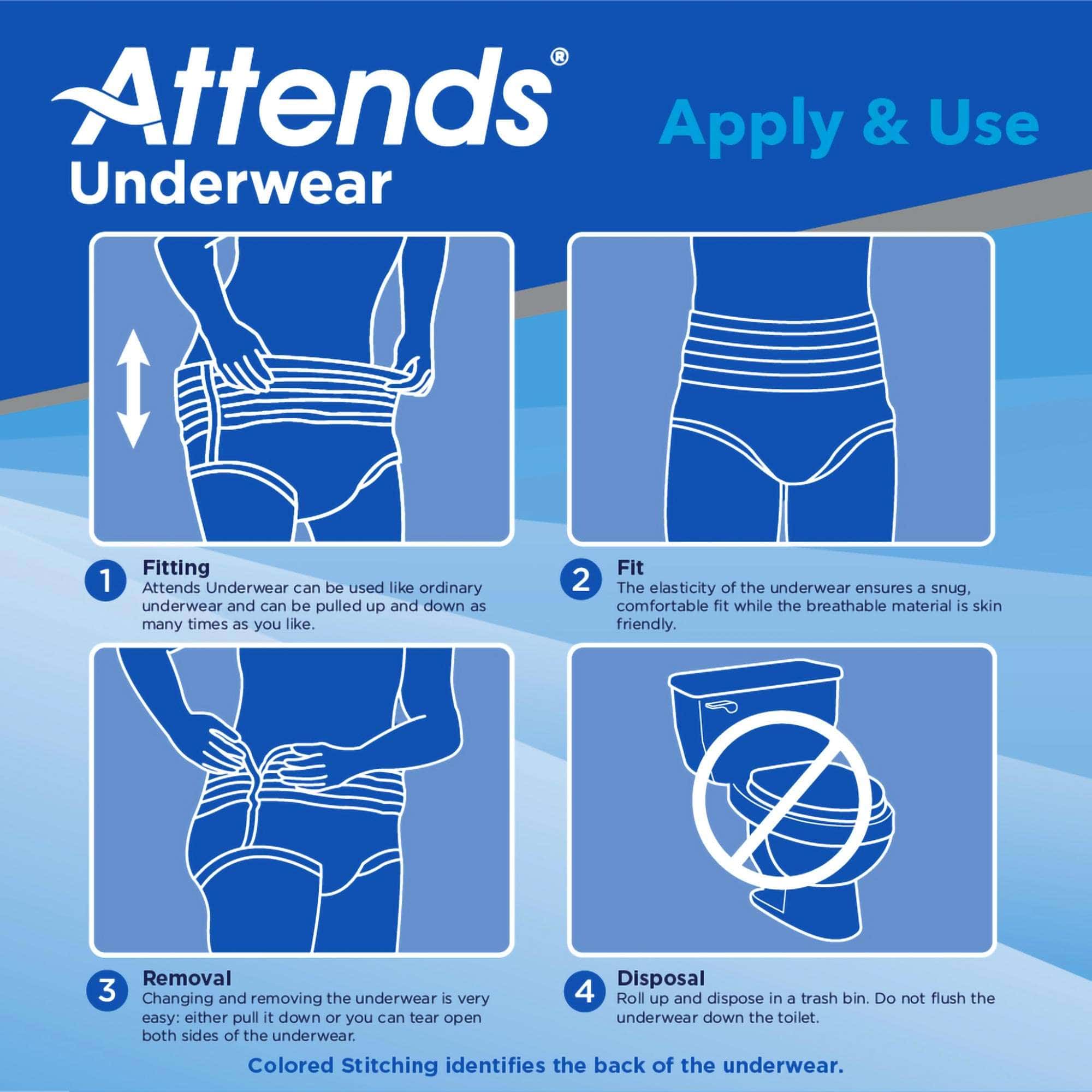 Attends Maximum Absorbency Underwear - Image 4