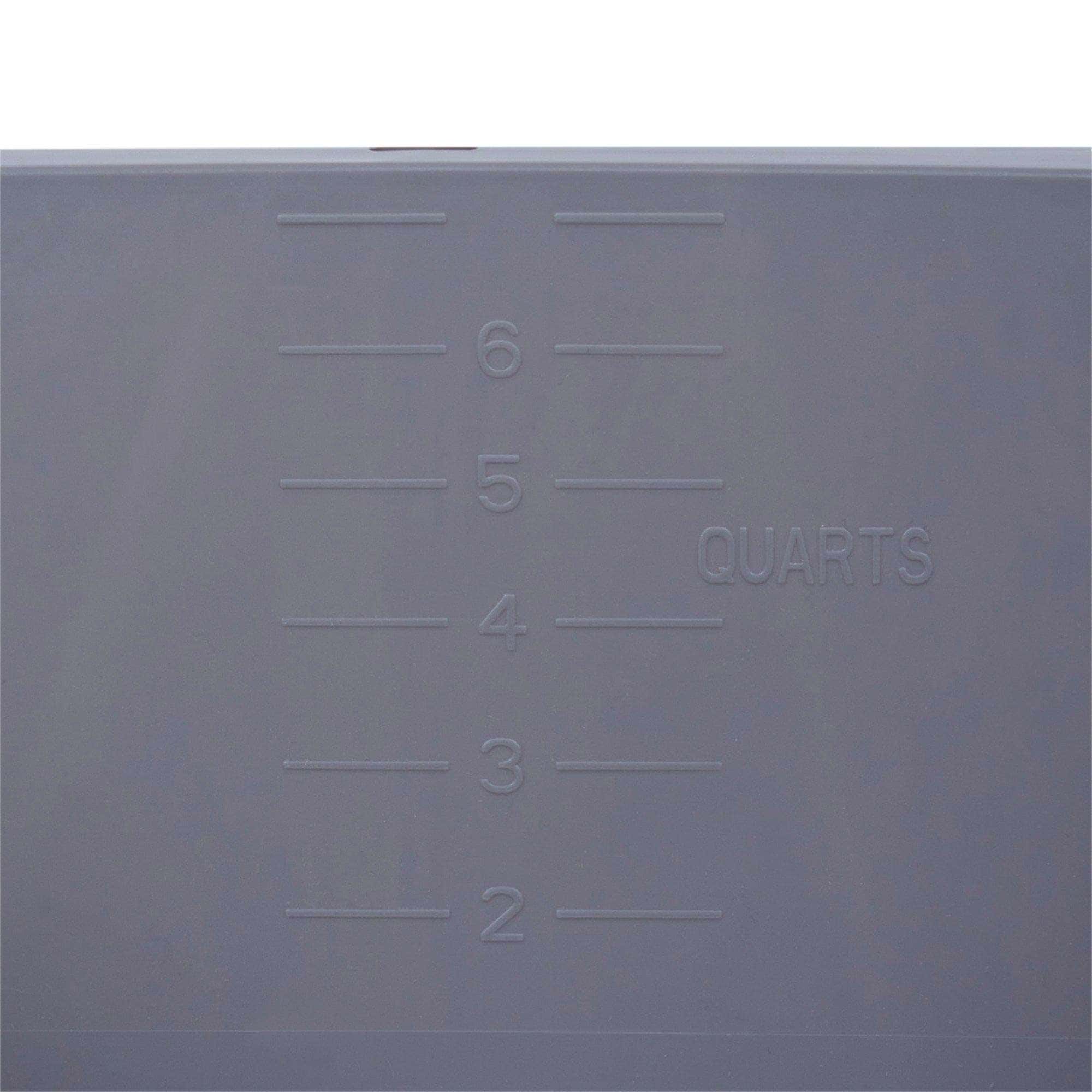 McKesson Wash Basin Graphite 5 D x 10 W x 13 L Inch Rectangle, NonSterile - Image 4