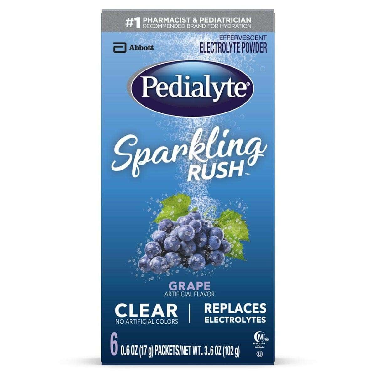 Pedialyte Sparkling Rush Powder Packs Oral Electrolyte Solution - Image 1
