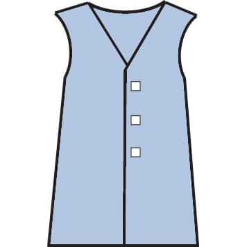 Medline Sterile SMS Surgeons Vest - Case of 30 - Image 2