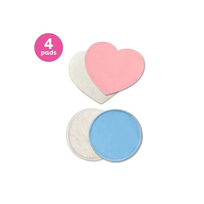 Bamboobies Washable Bamboo Rayon Nursing Pad, 2 Pair Pack, 1 Regular and 1 Overnight - Box of 4 - Image 2