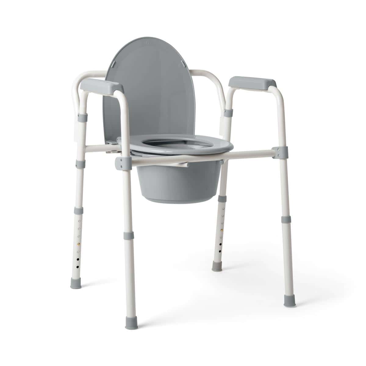 Medline Standard Steel 3 in 1 Folding Commodes - Image 2