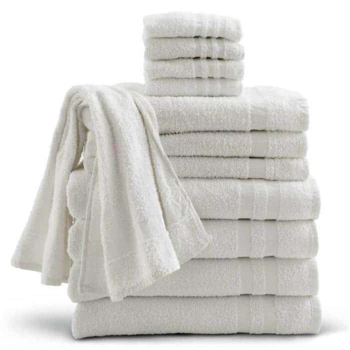 Medline Interblend Terry Hand Towel - 1 Dozen - Image 1