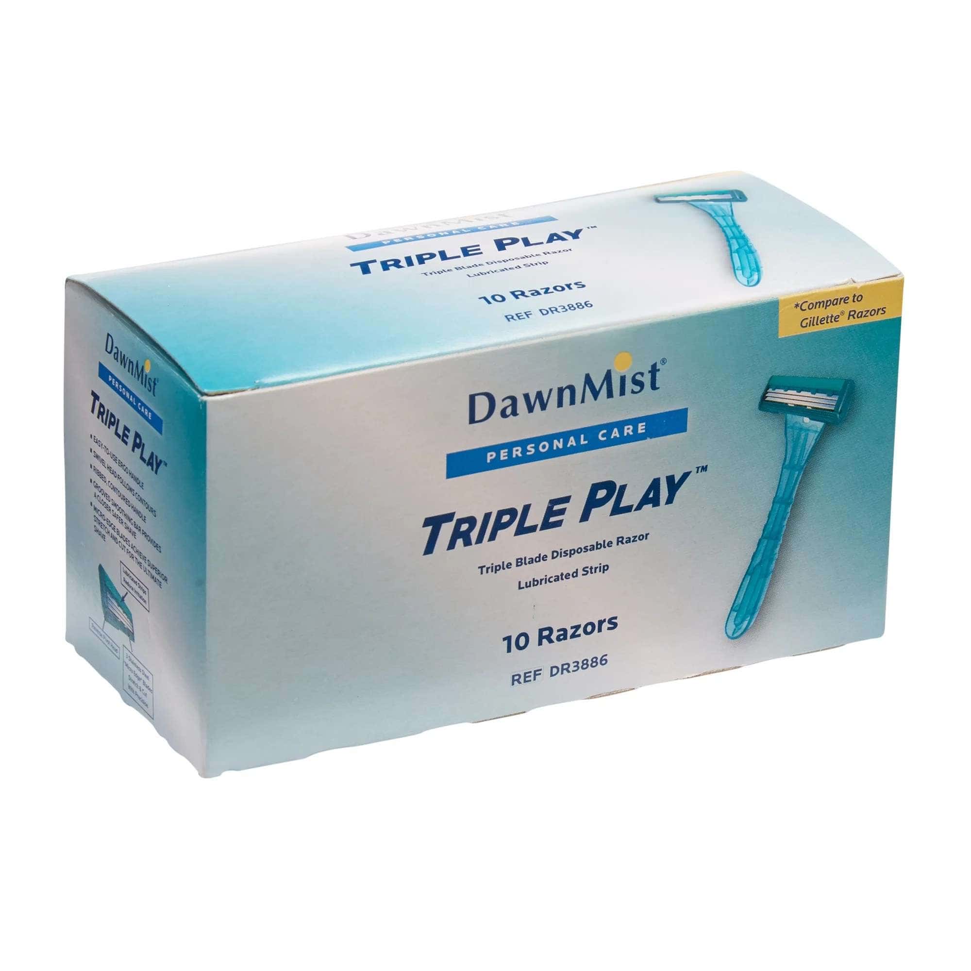 DawnMist Triple Play Razor, Teal - Image 2