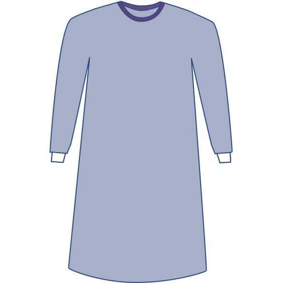 Medline Sterile Nonreinforced Sirus Surgical Gowns with Set-In Sleeves and Towel - Image 2