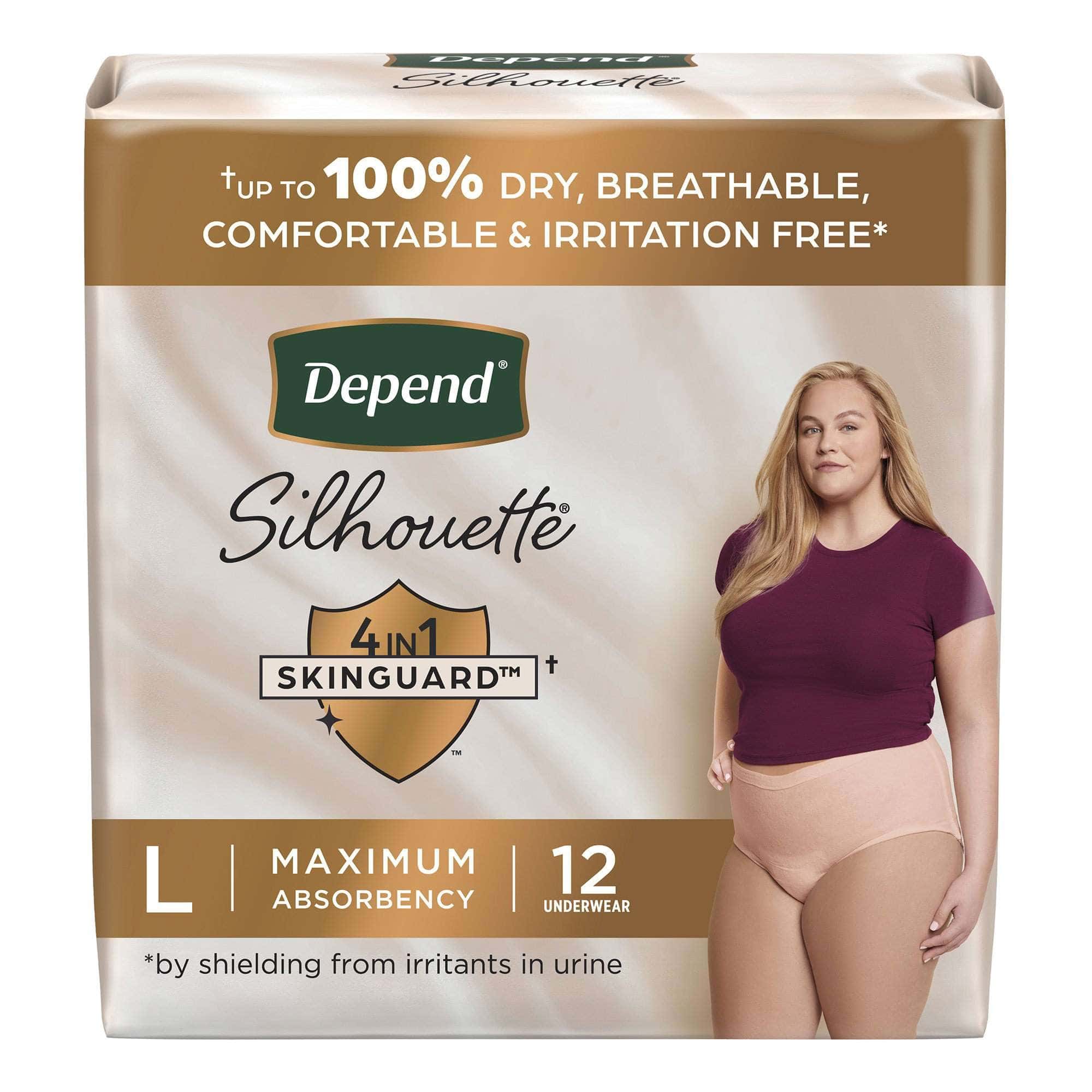 Depend Silhouette Maximum Absorbency Underwear for Women - Image 3