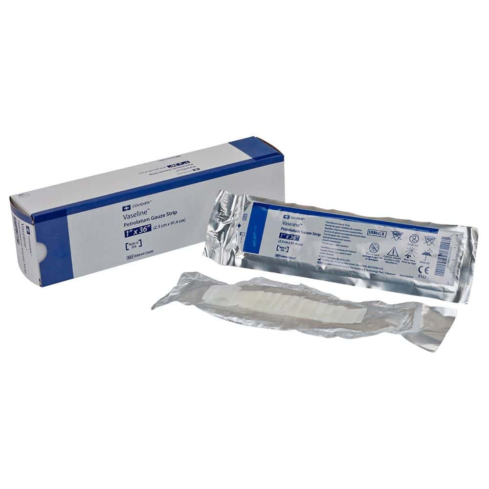 Kendall Vaseline Petrolatum Gauze Dressing with Overwrap - Image 1