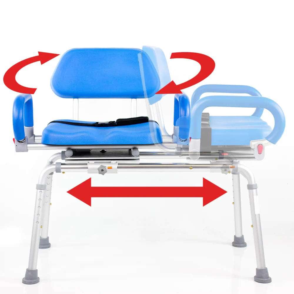 Platinum Health Carousel Sliding Transfer Bench with Swivel Seat - Image 4