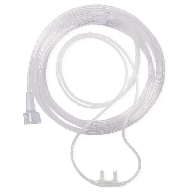 Medline Soft-touch Nasal Oxygen Cannula Adult with Universal 25ft Long Tube - Image 1