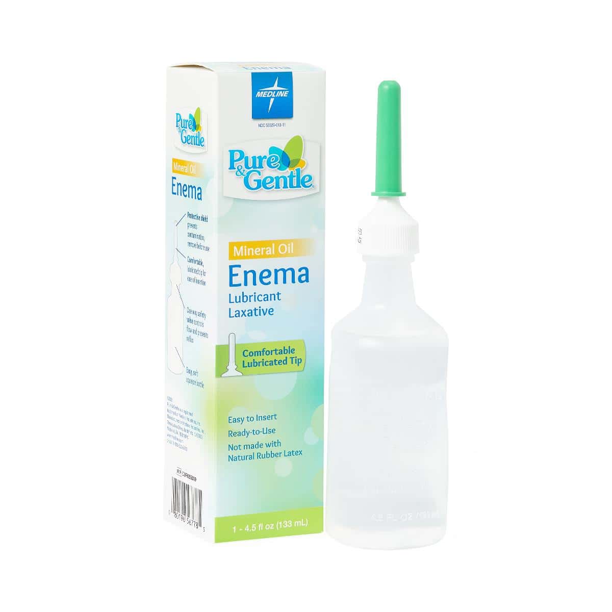 Pure and Gentle Disposable Mineral Oil Enema, 4.5 oz - Image 1