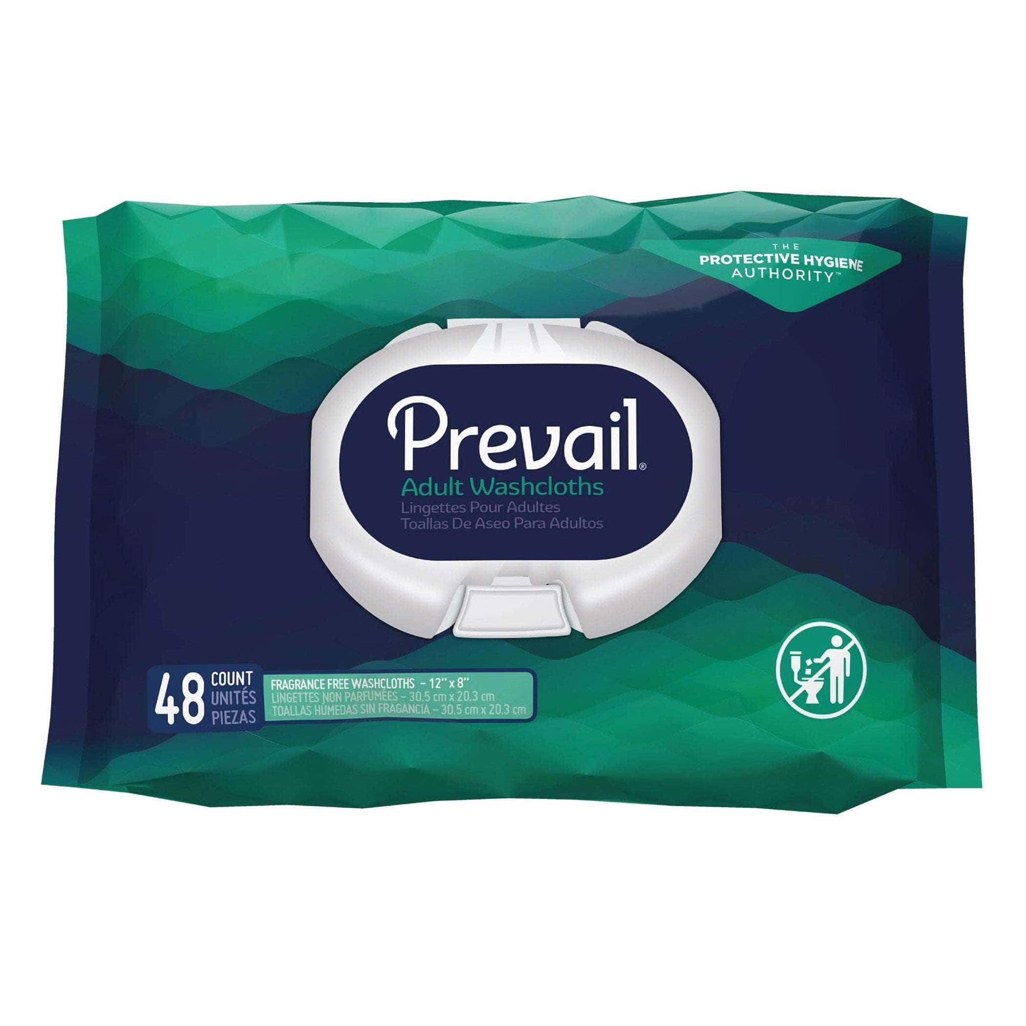 Prevail Fragrance-Free Adult Washcloths - Image 1
