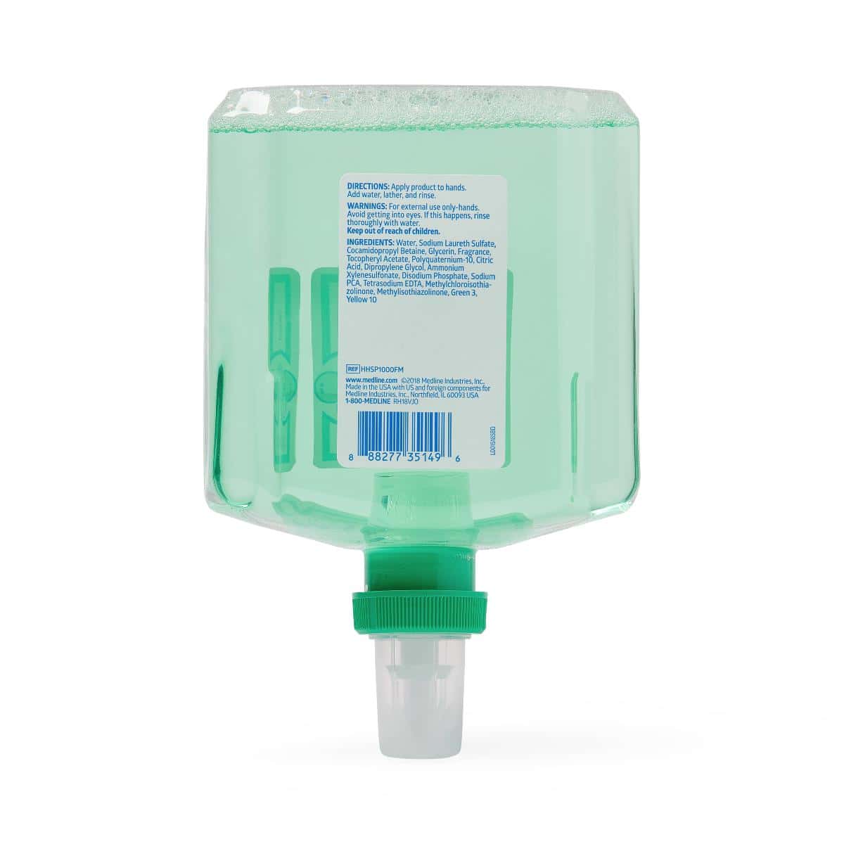 Medline 1000 mL Spectrum Foaming Soap - Image 2