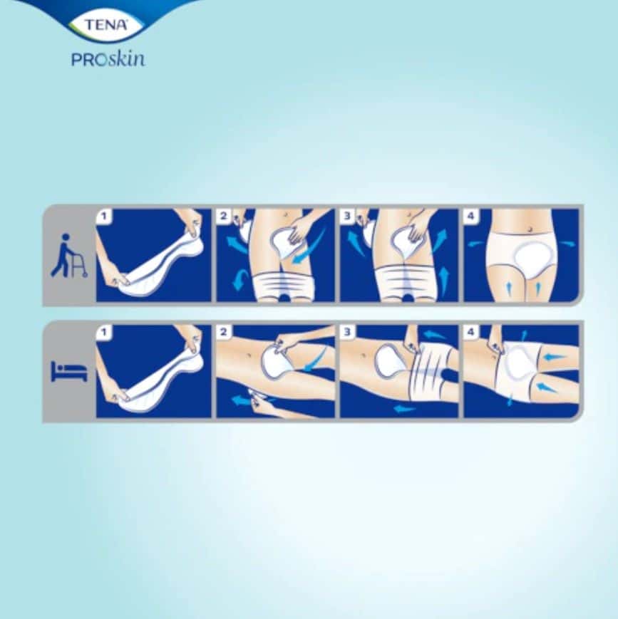 TENA ProSkin Day Plus Fully Breathable Large Absorbent Pads - Image 3