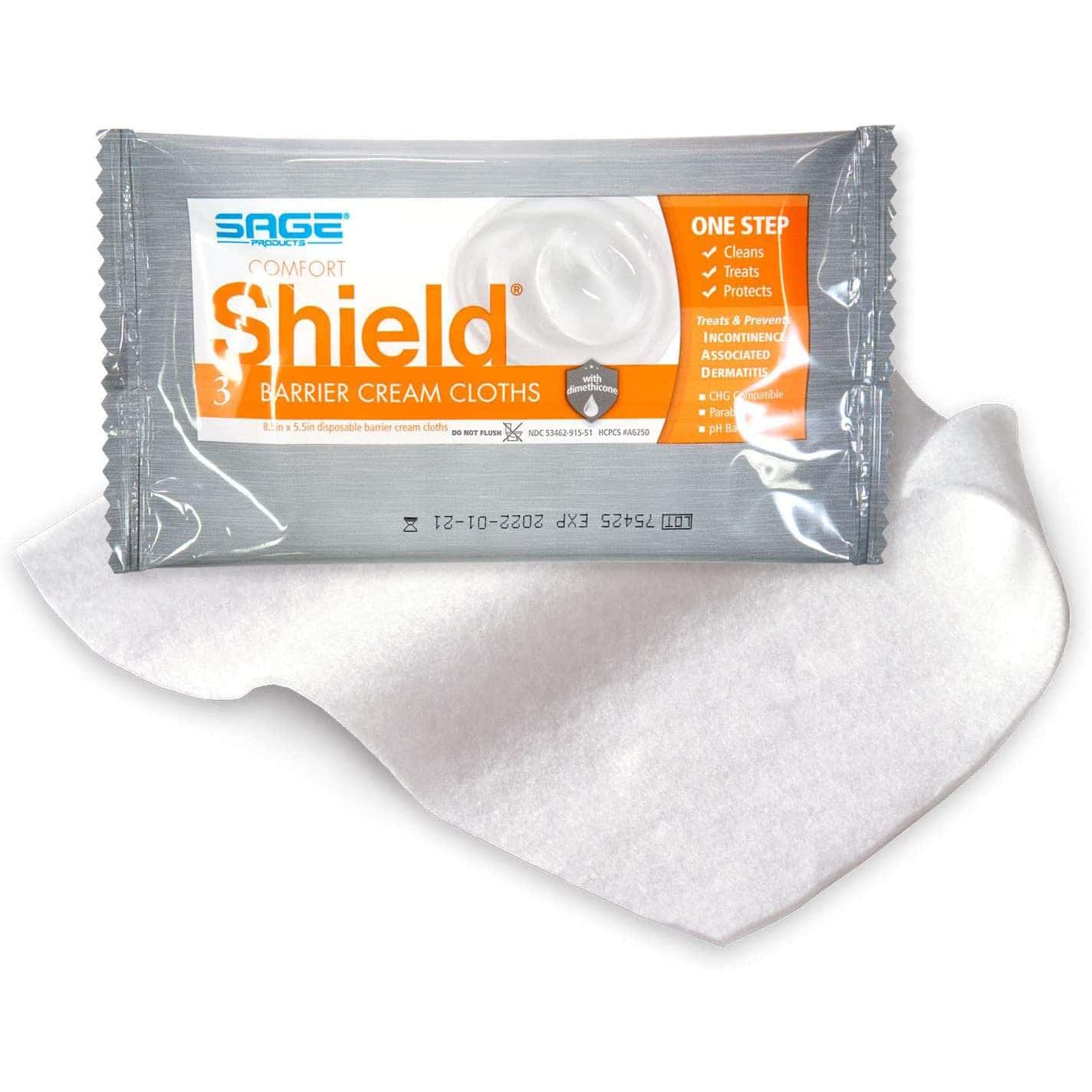 Sage Comfort Shield Barrier Cream Cloths - Image 2