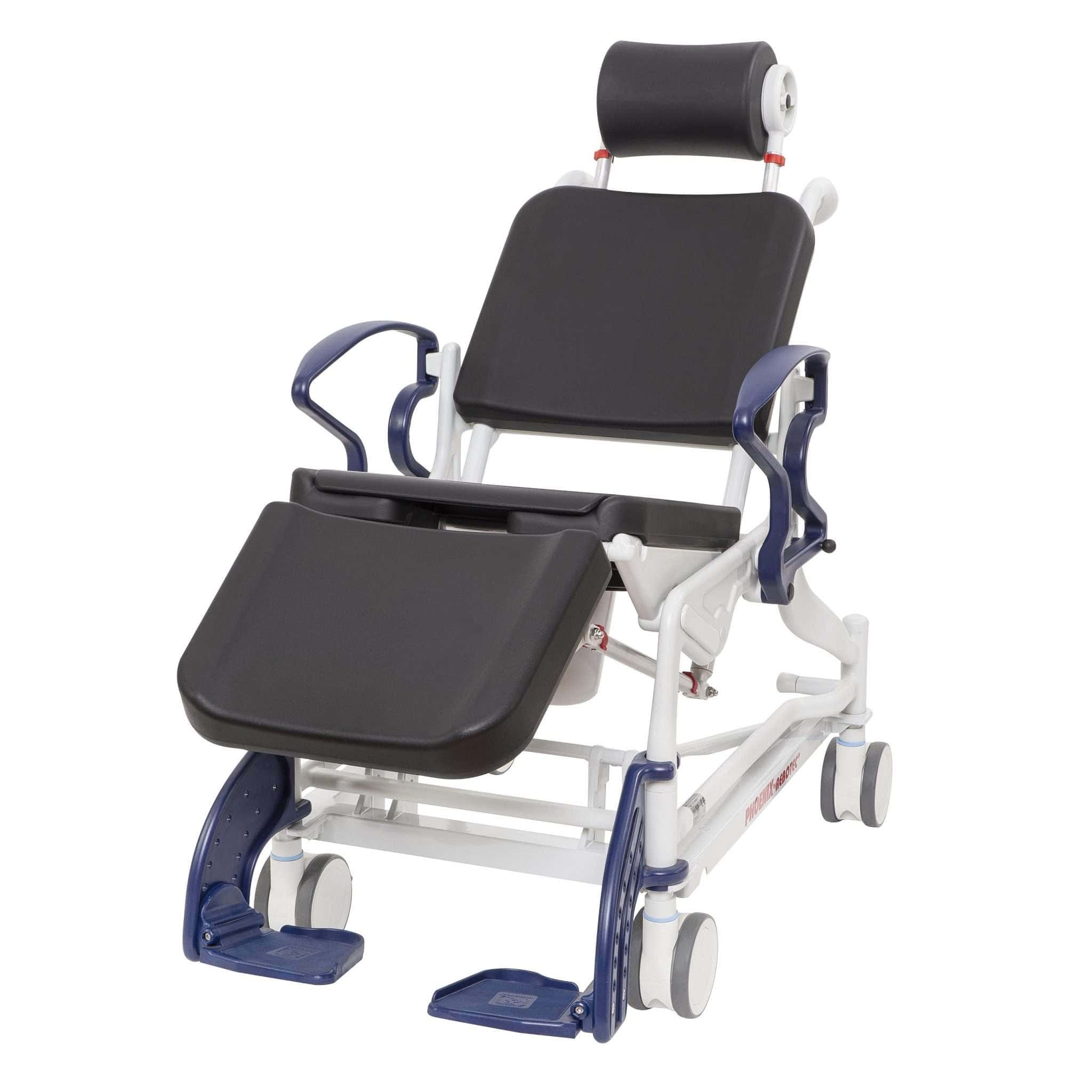 Rebotec Phoenix 200 Bariatric Tilt and Reclining Shower Commode Chair - Image 1