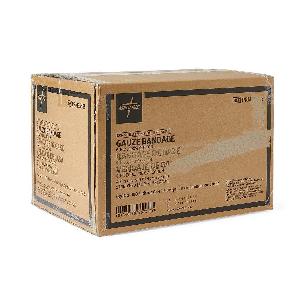 Medline Nonsterile Cotton Gauze Bandage Rolls - Image 2