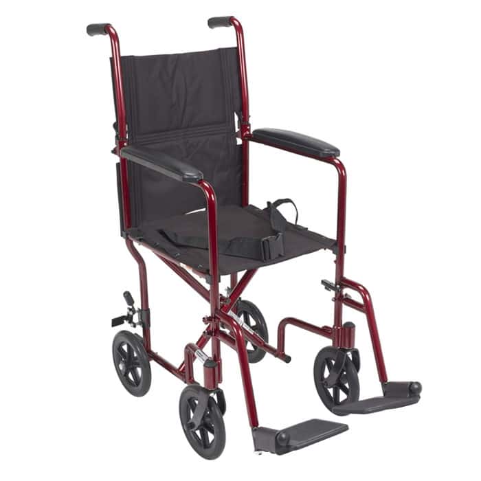 Drive Medical aluminum transport wheelchair - Image 4