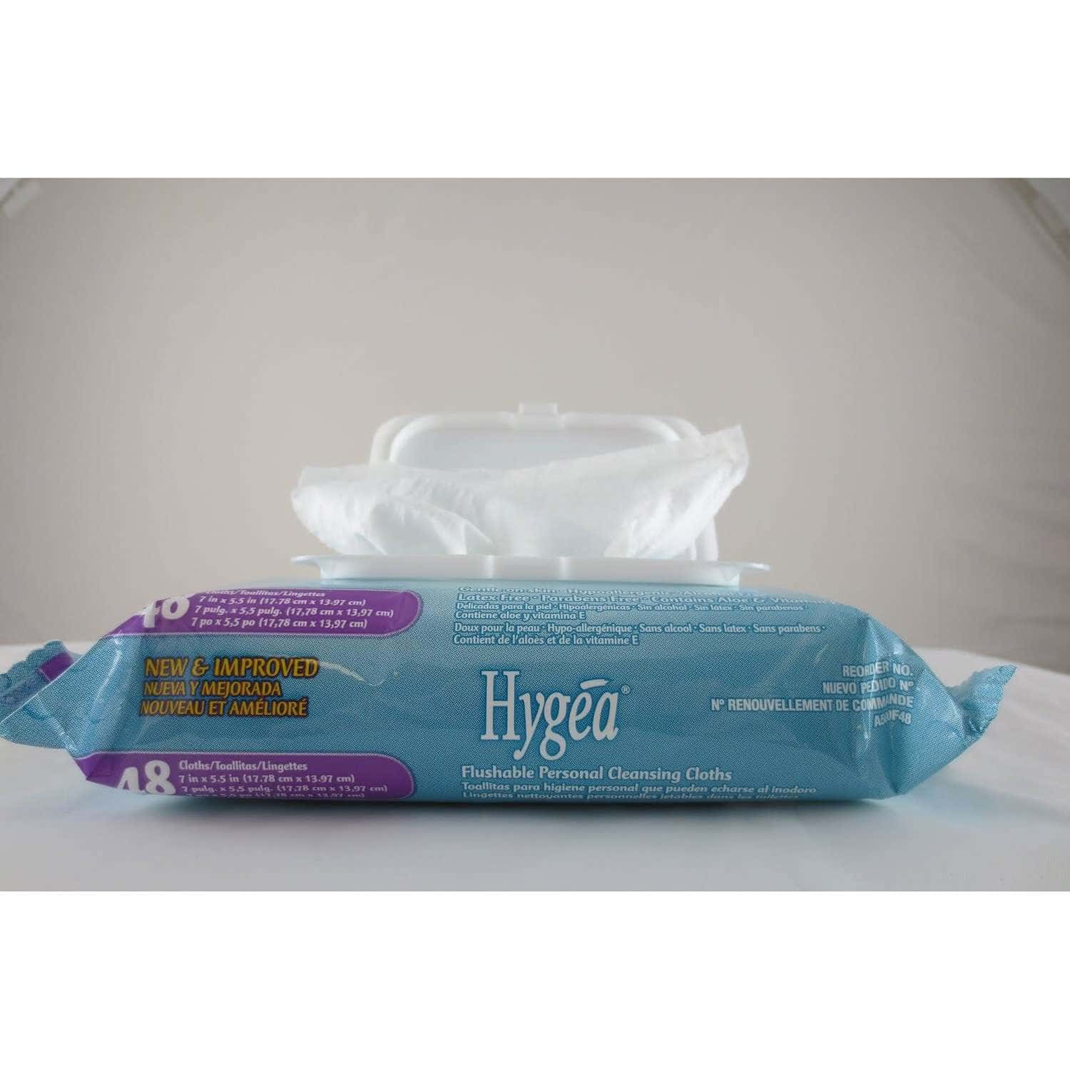 Hygea Flushable Personal Cleansing Cloths - Image 2