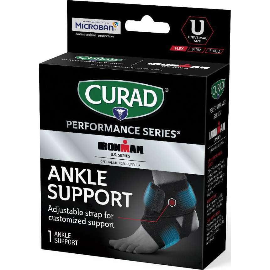 Curad Performance Series Ironman Adjustable Ankle Wrap - Image 1