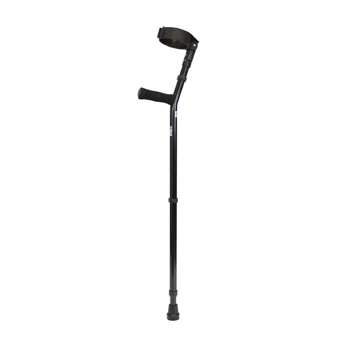 Walk Easy adult forearm bariatric crutches with full cuff (pair) - Image 2