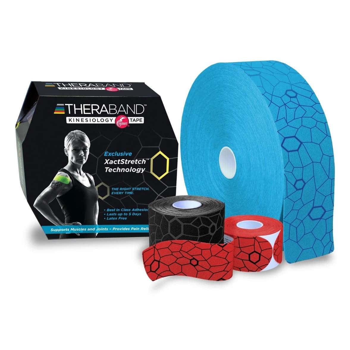 TheraBand Kinesiology Tape 2" x 10"-20 Precut Strips - Image 1