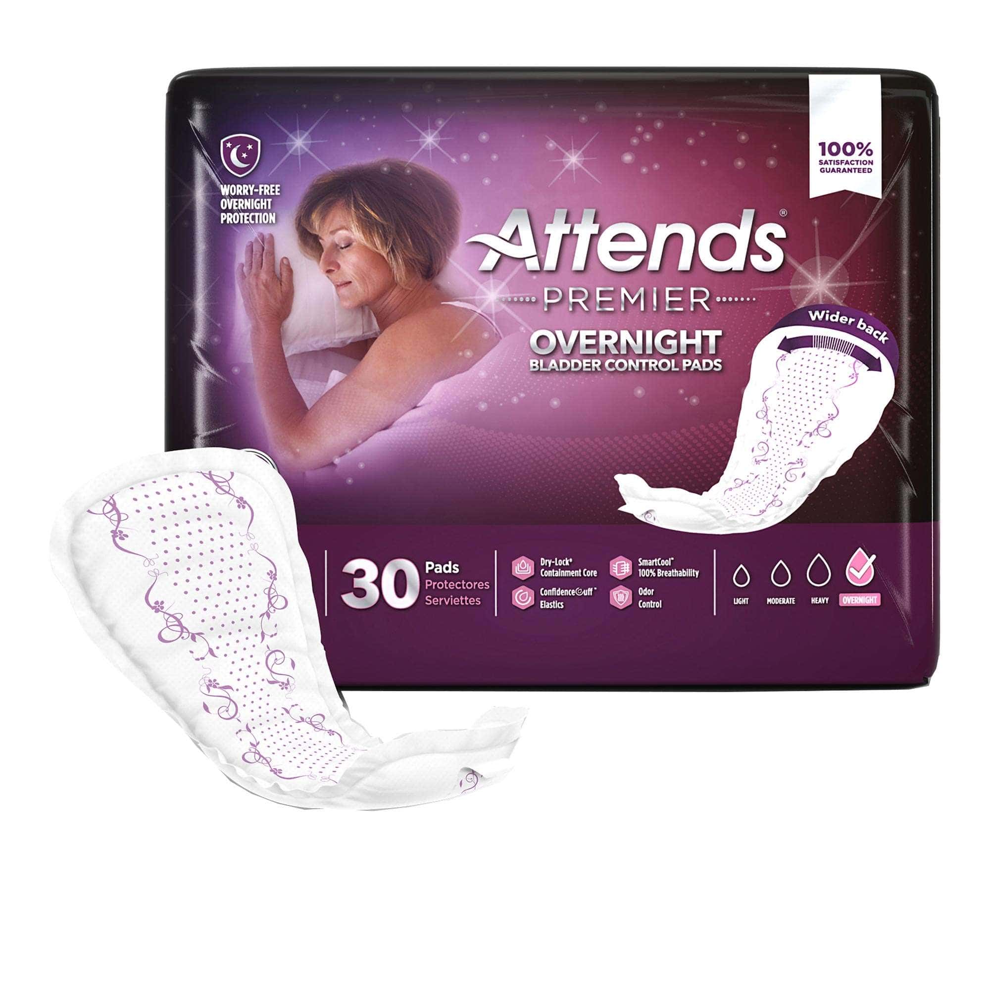 Attends Premier Overnight Female Bladder Control Pads - Image 3