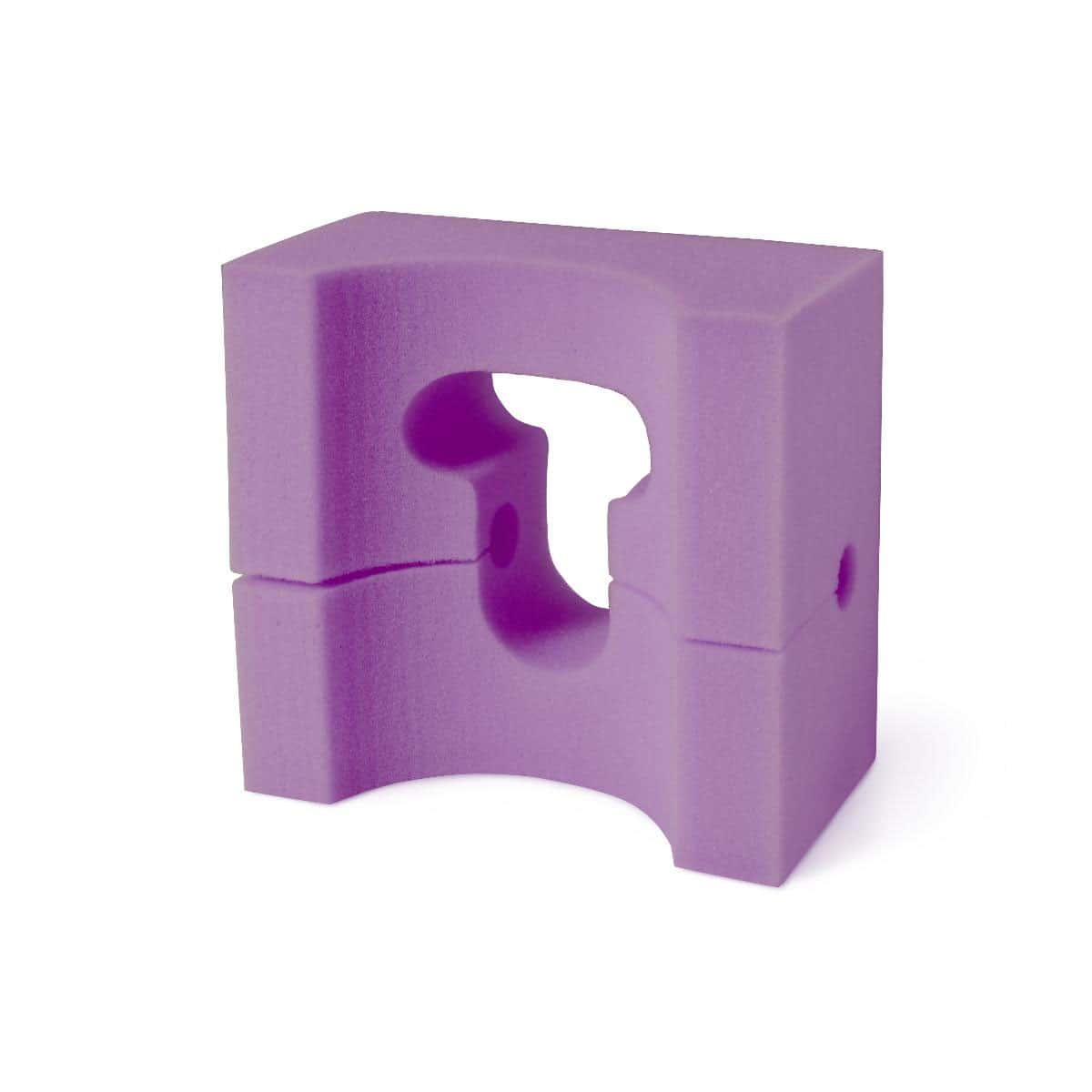 Medline Disposable Foam Head Positioner, 4.5" High with 9" x 8" Base - Case of 24 - Image 2