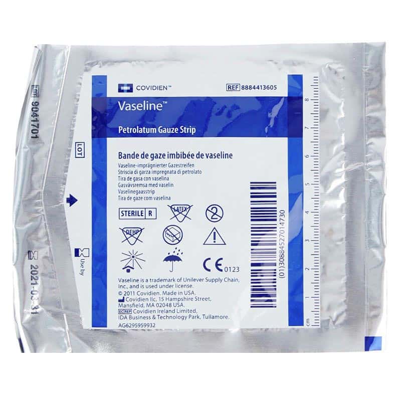 Covidien Vaseline Non-Adherent Petrolatum Gauze Dressing - Image 1
