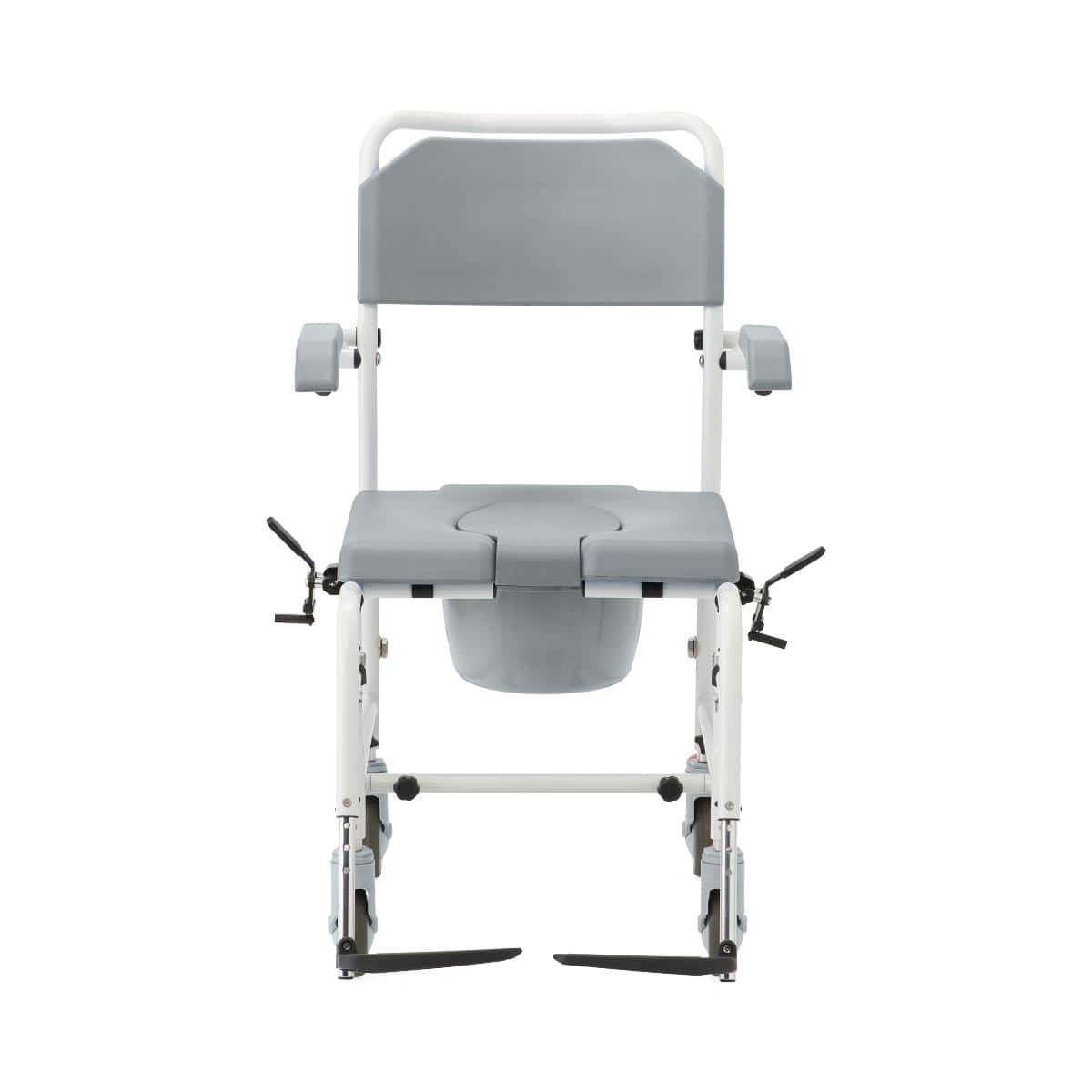 Medline Aluminium Shower Commode Transport Chair - Image 4