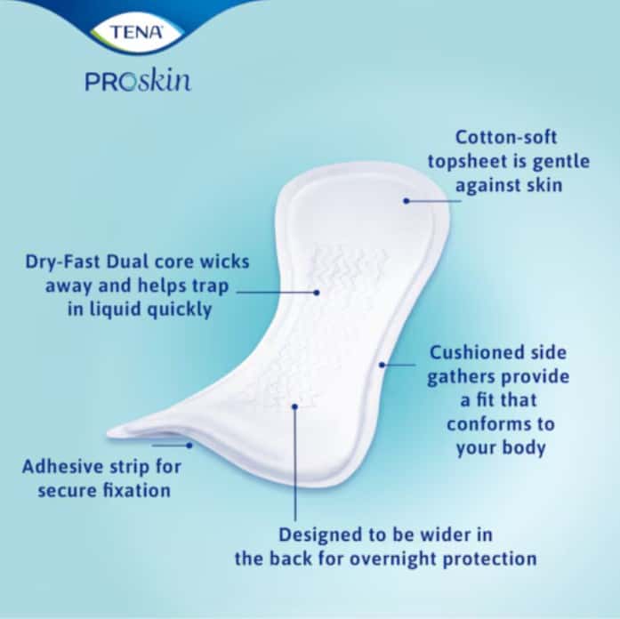 TENA ProSkin Overnight Incontinence pads - Image 3