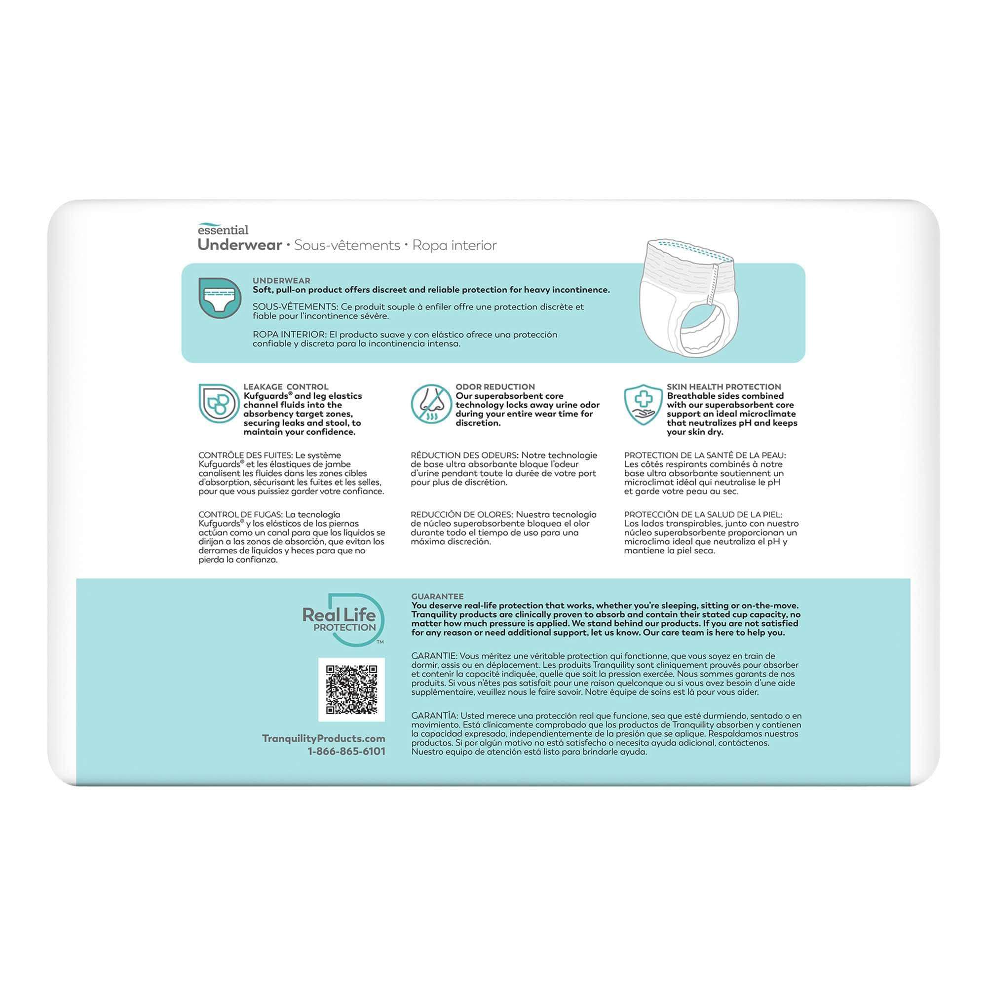 Tranquility Essential Heavy Absorbency Underwear - Image 2