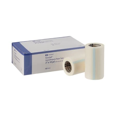 Tenderskin Hypoallergenic Paper Tape, 3 Inch x 10 Yard - Case of 40 - Image 1