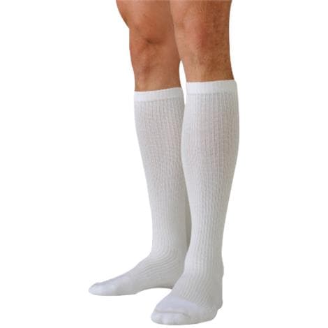 Juzo Basic Casual Knee High Compression Socks, 15-20mmHg, White, Extra Large - Pair - Image 1
