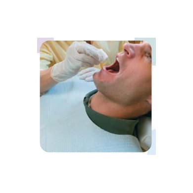 Tidi Adult Disposable Bib, Blue, 29 x 42 Inch - Case of 50 - Image 1