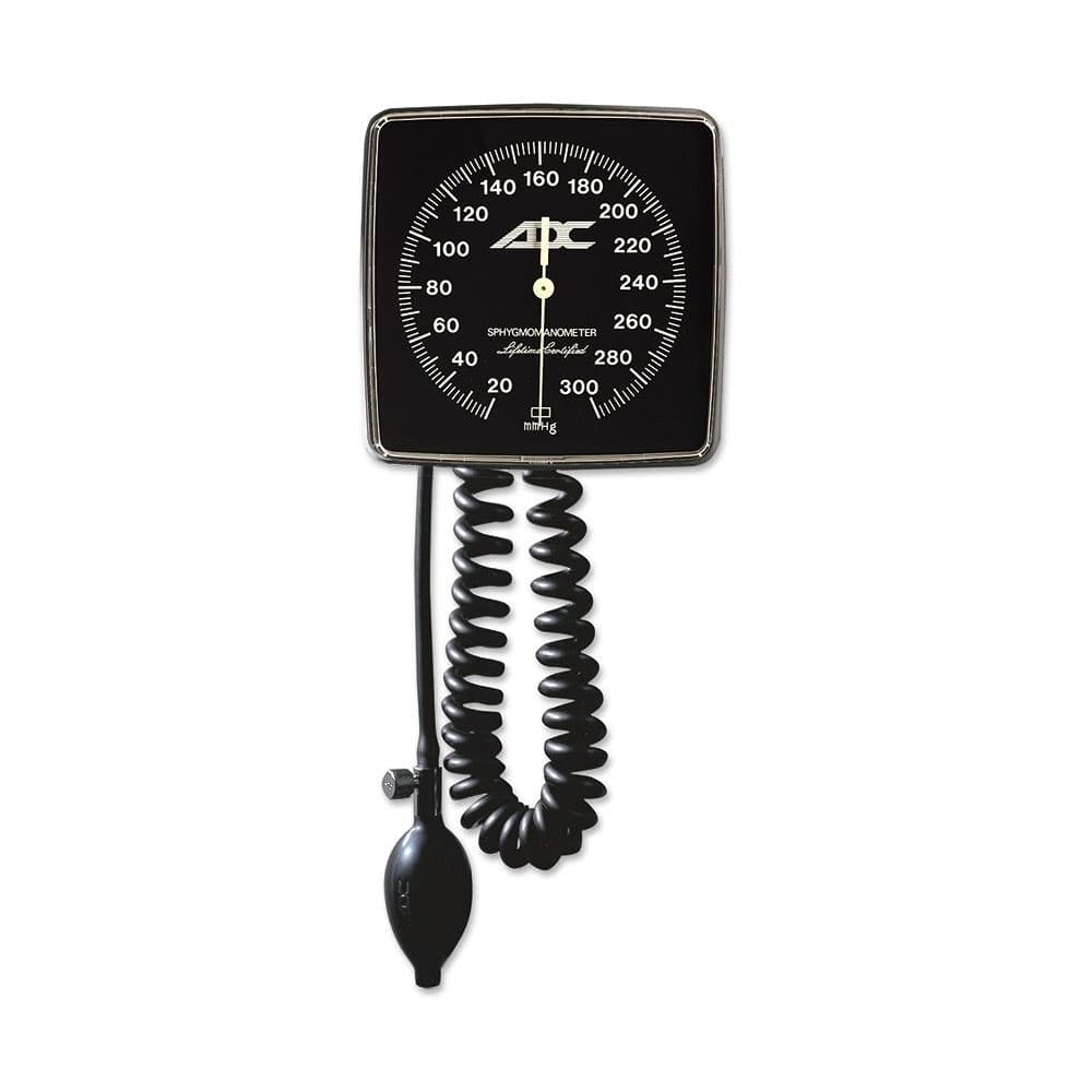 ADC Diagnostix 750W Wall Aneroid Sphyg, Burgundy, Large Adult - Image 1