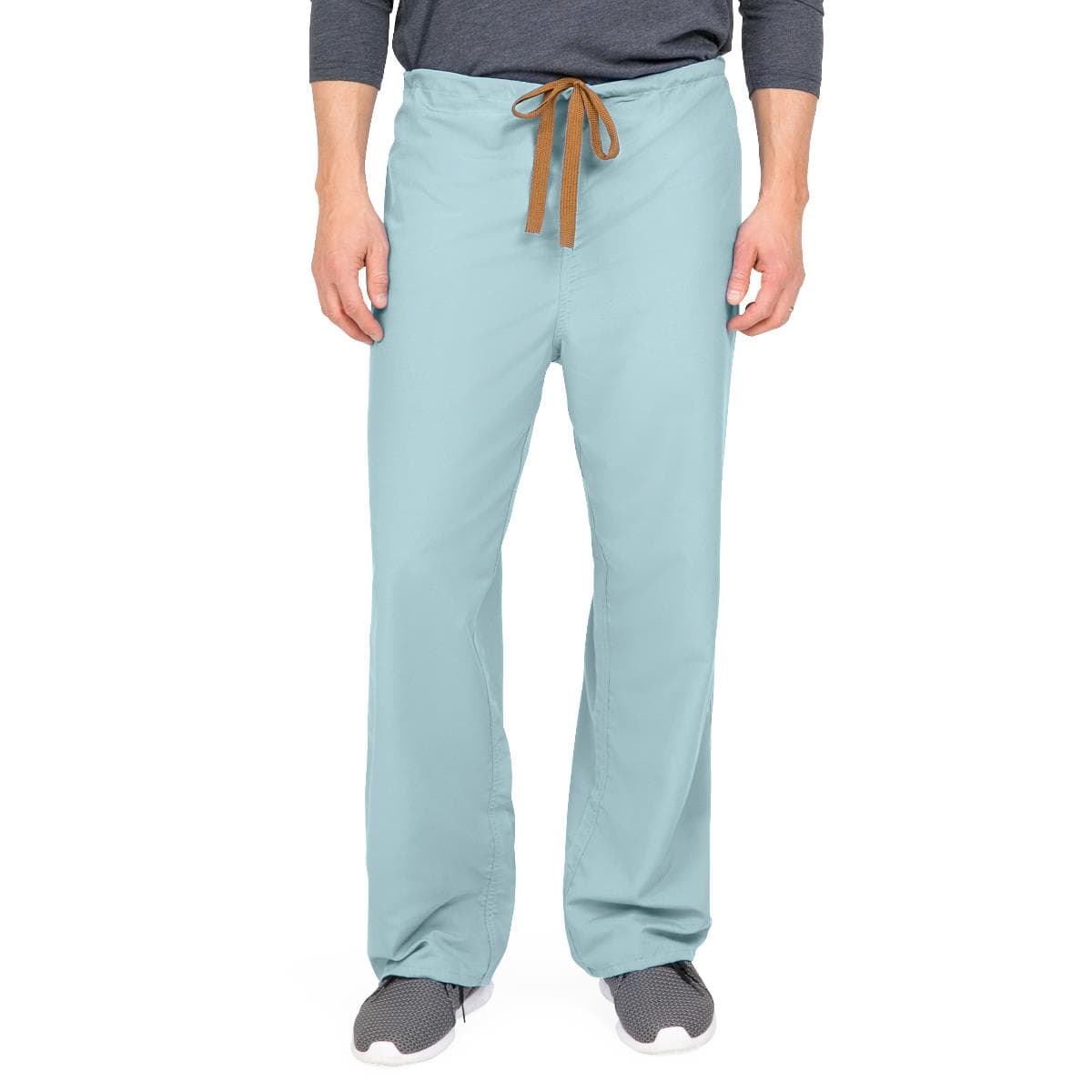 PerforMAX Unisex Reversible Front Drawstring Scrub Pants, Angelica Color Coding, Misty Green, Extra Large - Image 1