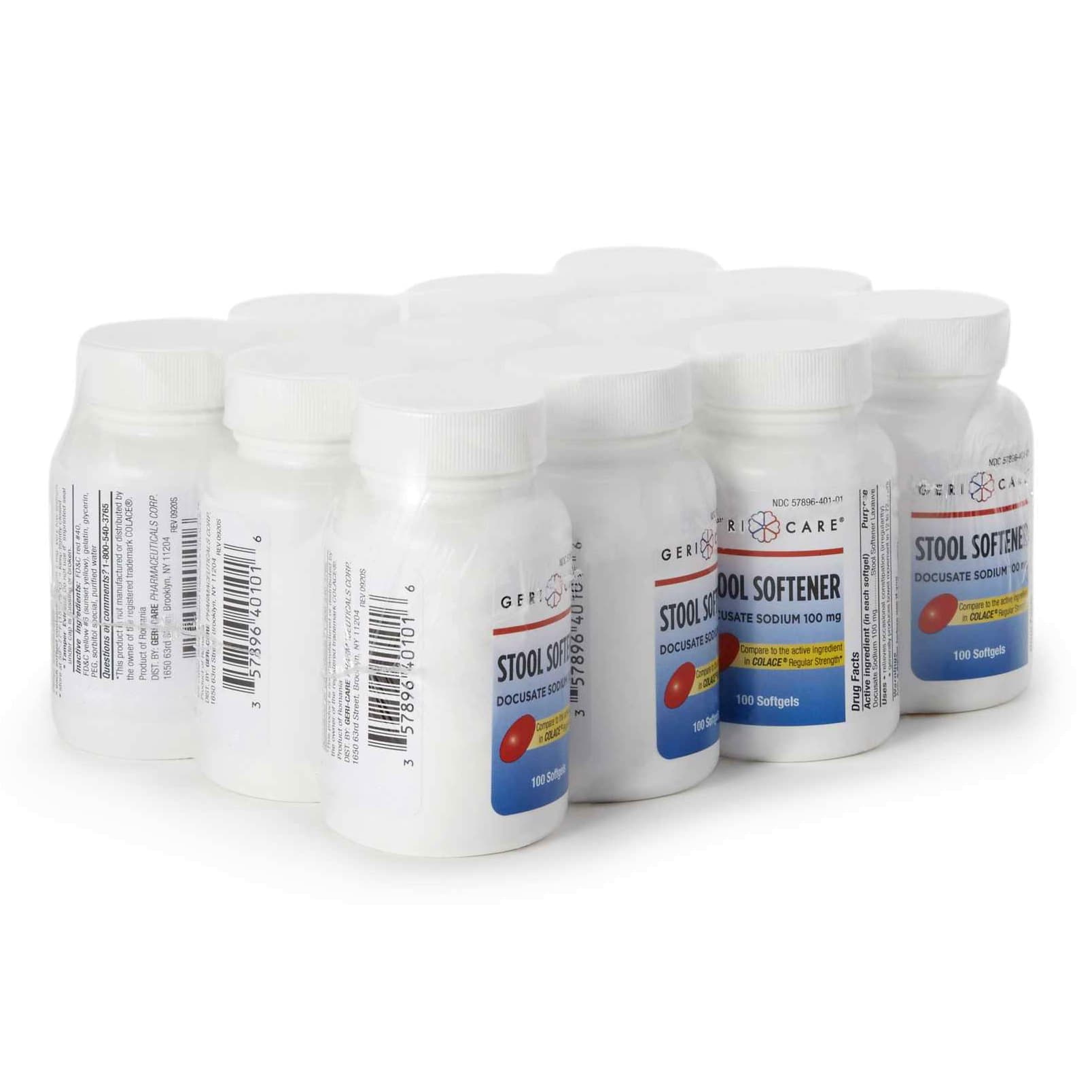 Geri-Care Docusate Sodium Stool Softener Softgel Capsule, 100 mg - Image 2