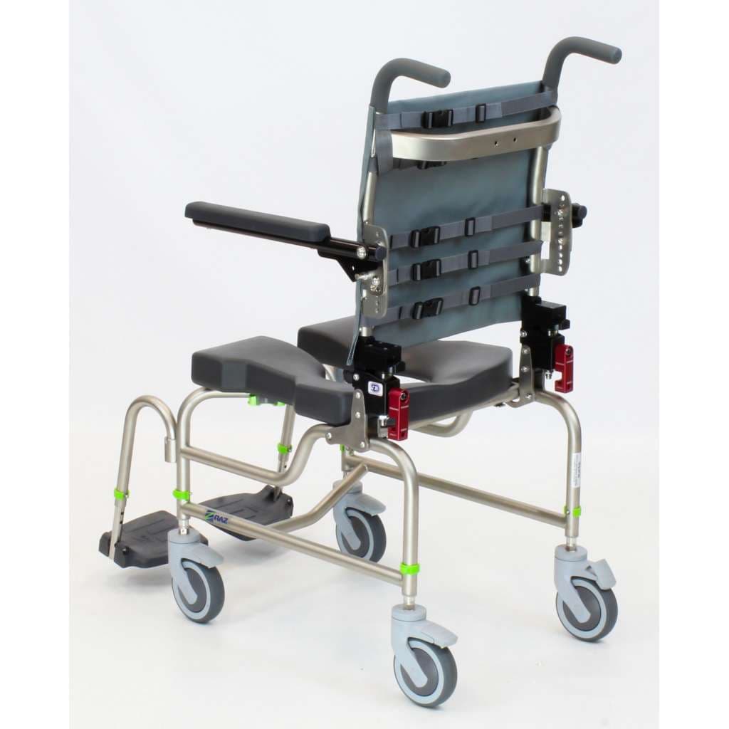 RAZ-AT Attendant Tilt  Mobile Shower Commode Chair - Image 6
