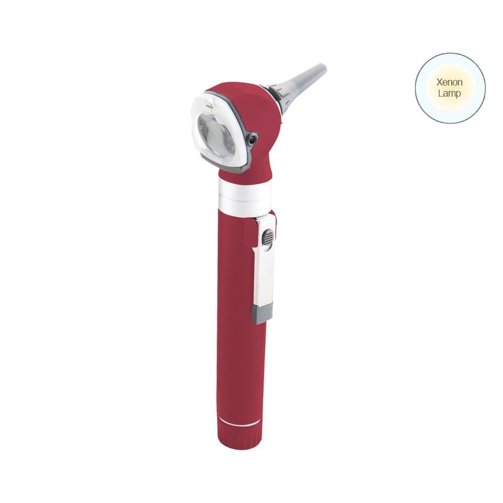 ADC Diagnostix 5111N Pocket Otoscope, Burgundy, Xenon - Image 1