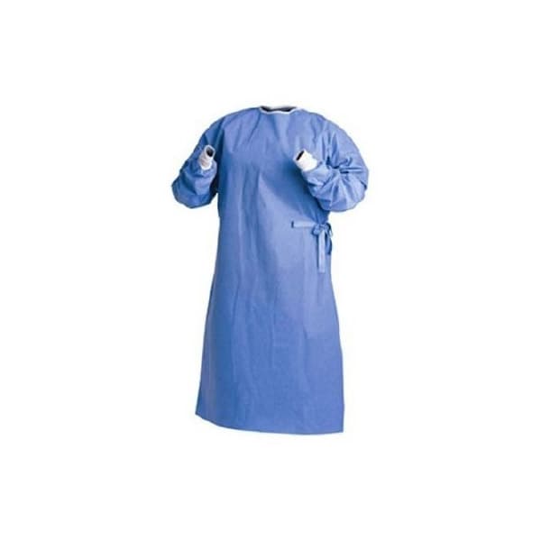 Astound Fabric-Reinforced Surgical Gown with Towel, Blue, Large - Image 1