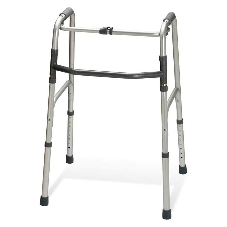 Medline Adult One-Button Folding Walker - Image 2