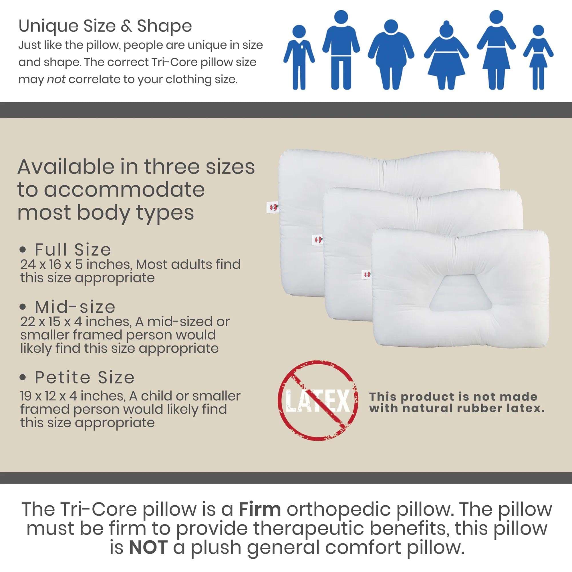 Core Tri-Core Comfort Zone Pillow - Image 7