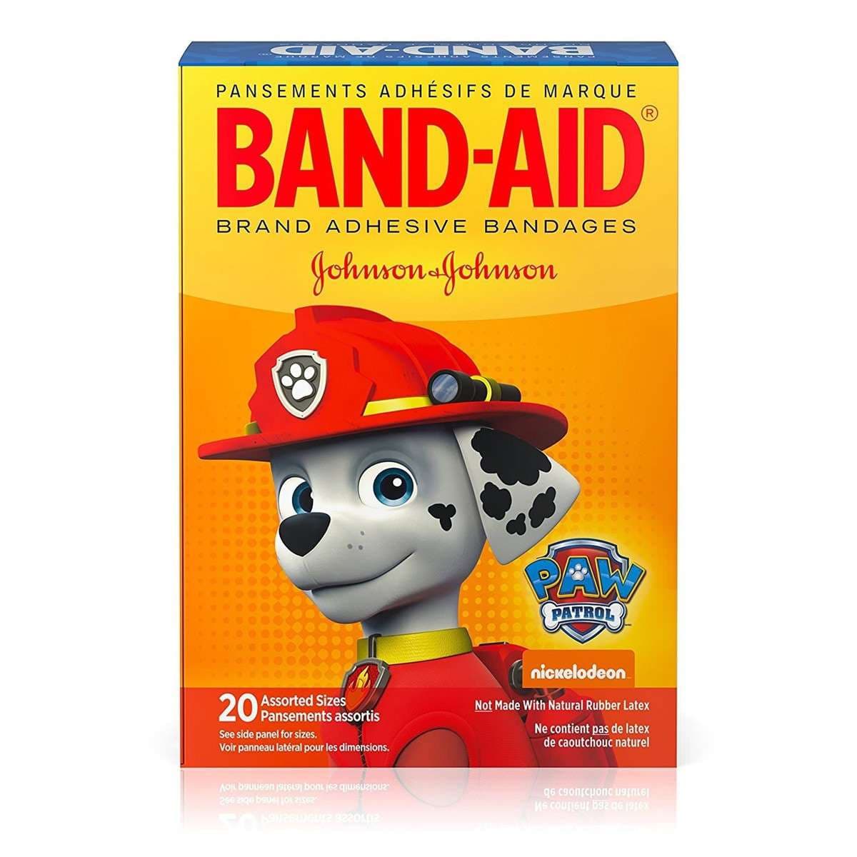 Band-Aid Strip Bandage Kid Design, Paw Patrol Print - Box of 20 - Image 1