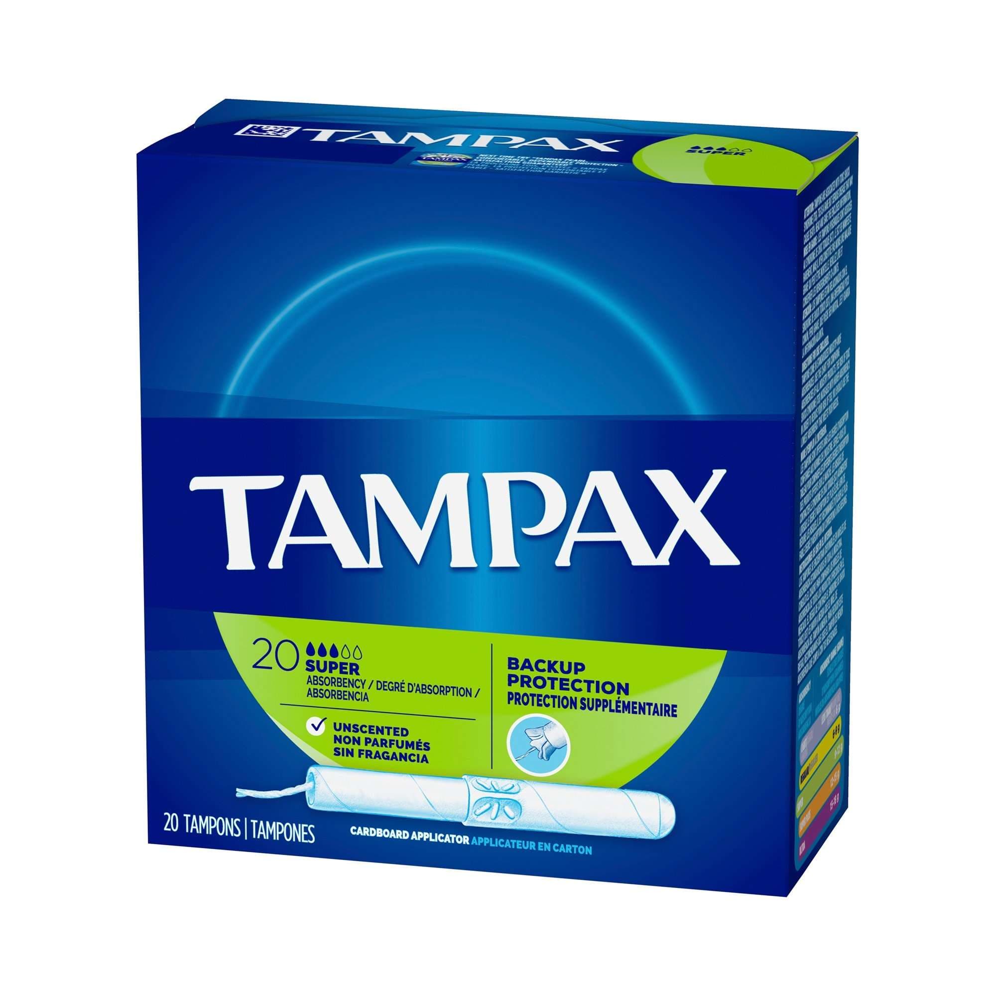 Tampax Pearl Smooth Super Absorbency Tampon - Case of 480 - Image 3