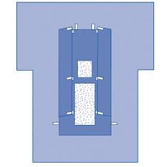 Medline Sterile CVMax Cardiovascular Drape with Chest Incise - Case of 6 - Image 2