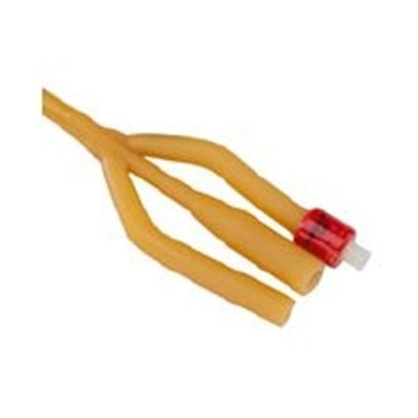 Dover Ultramer Hydrogel Coated 3-Way Foley Catheter, 30cc, 22 Fr - Carton of 12 - Image 1