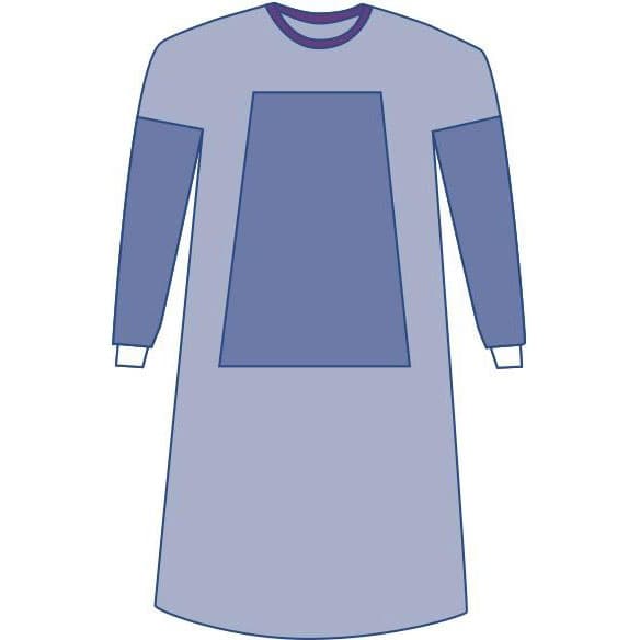 Medline Aurora Fabric-Reinforced Gown, Size 2XL - Image 1