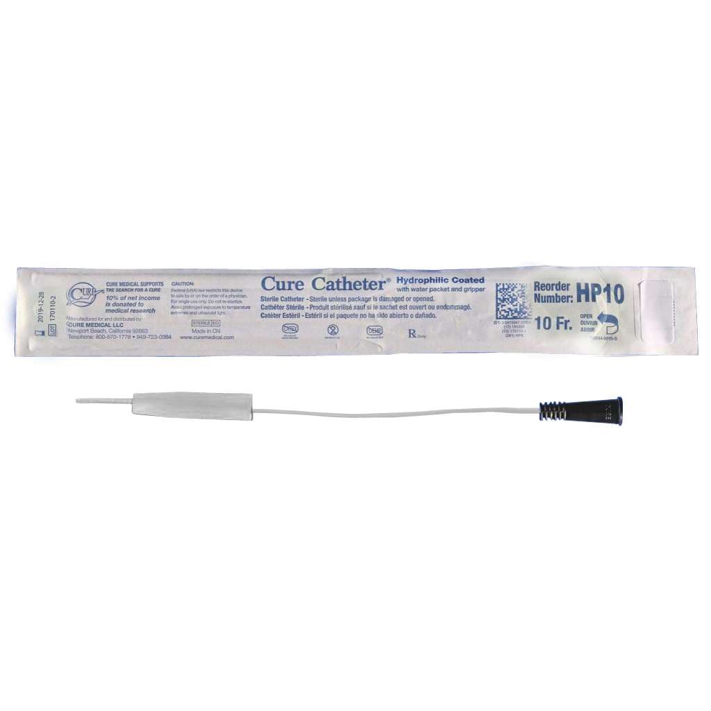 Cure Pediatric Hydrophilic Catheter, 10 Fr - Case of 300 - Image 1