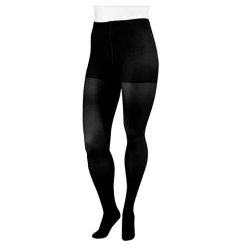 Juzo Soft Compression Maternity Pantyhose, 20-30mmHg, Short, Closed Toe, Black, Extra Large - Pair - Image 1